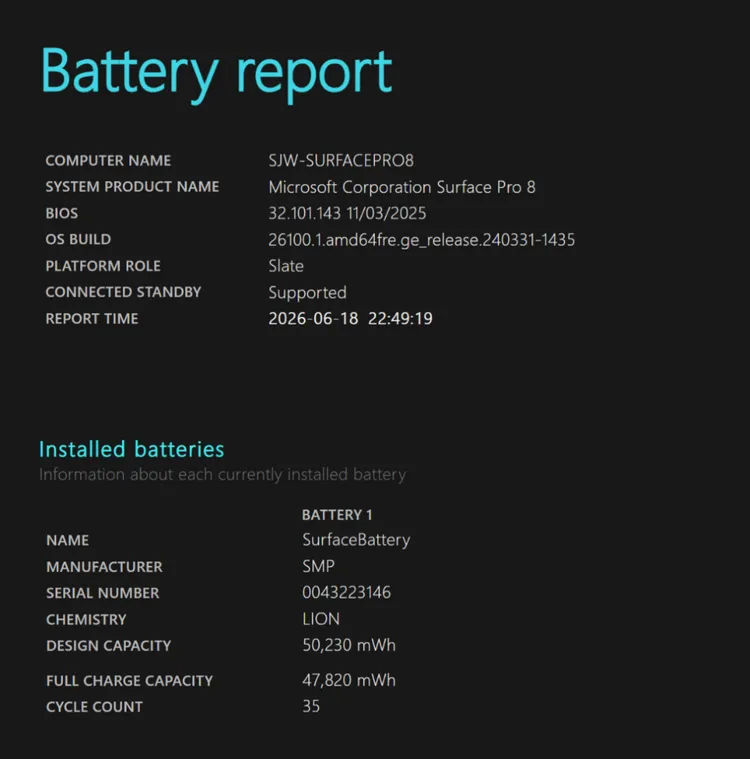 MS 서피스 프로8 i5, SSD 256GB, RAM 8GB 판매 이미지
