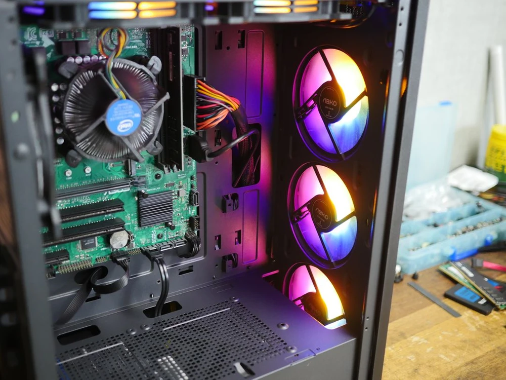 컴퓨터 PC i3-10100 16GB SSD250GB 사무용 본체 이미지