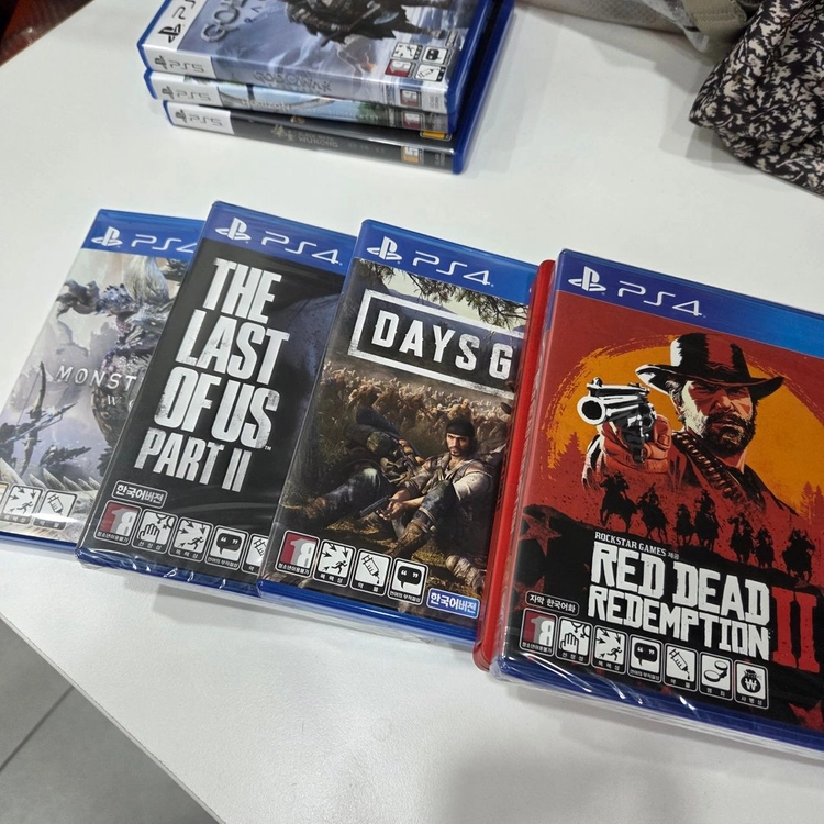 PS4 게임 타이틀 5종 세트 이미지