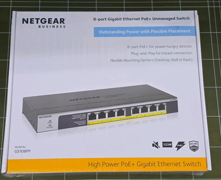 NETGEAR 넷기어 GS108PP (새제품) 이미지