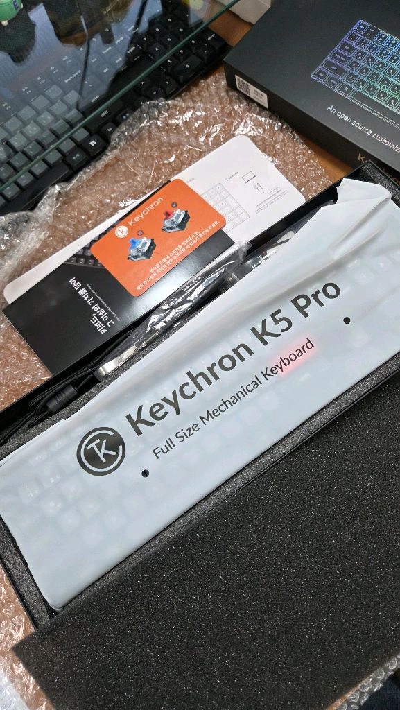 K5 PRO RGB 핫스왑 기계식 키보드(적축) 이미지