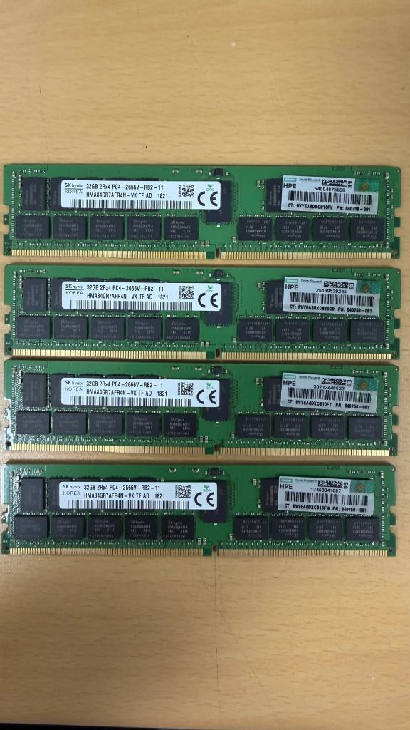 하이닉스 서버용 32GB DDR4 2666V ECC 램 메모리 Ram 이미지