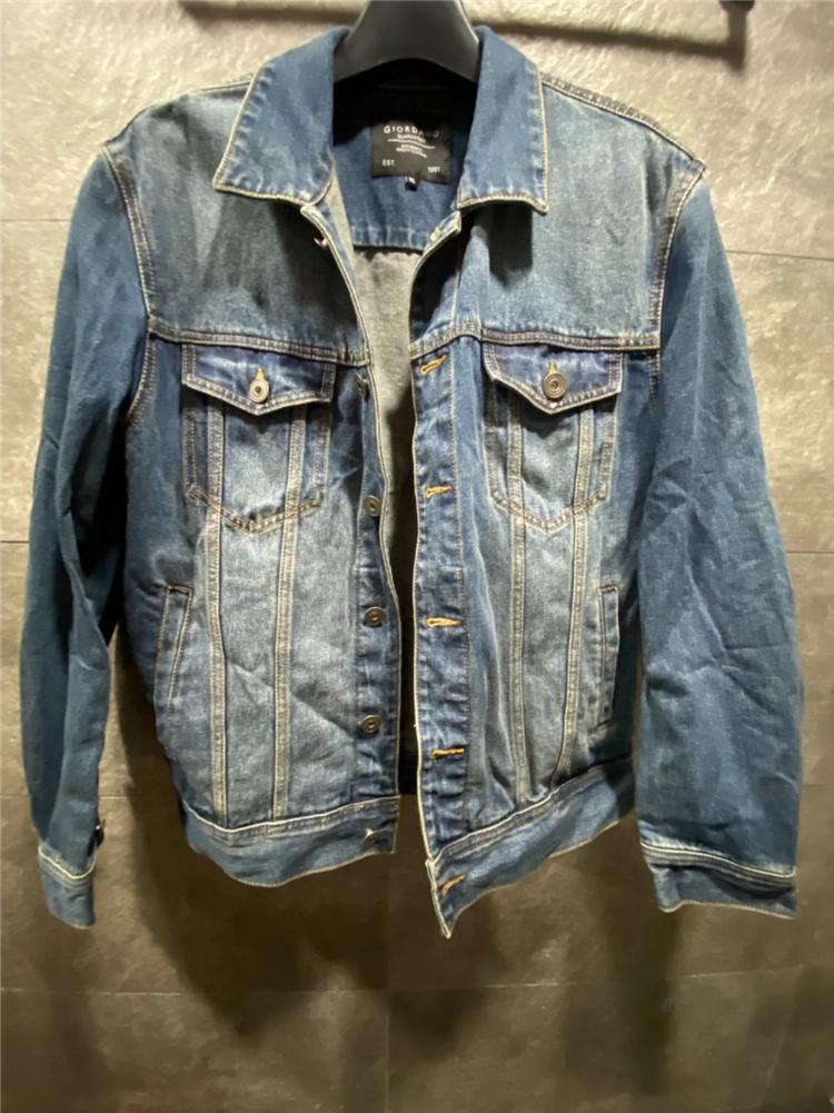 남성 지오다노 청자켓 XL 데님 점퍼 GIORDANO 이미지