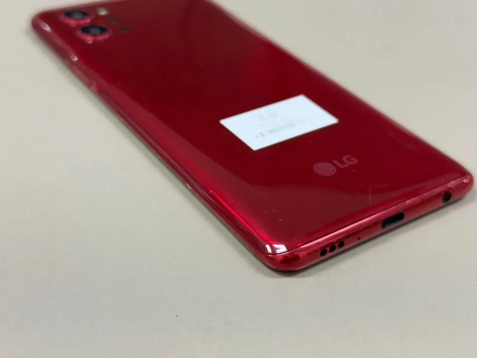 LG Q92 레드 128G 미파손 무잔상 가성비 단말기 초저렴 5만원 이미지