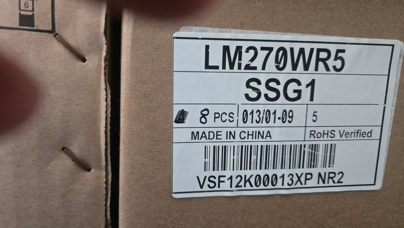 LG 27인치 패널 , LM270WR3, LM270WR4, LM270WR3 , LM270WQ1, LQ270T1 이미지