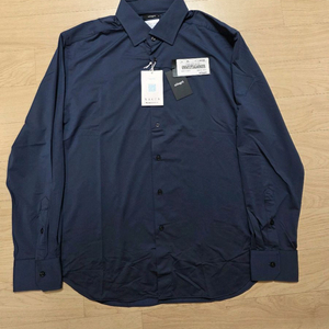 알레그리 xacus 액티브 드레스 셔츠 네이비 XL 105 정가 35만원 이미지