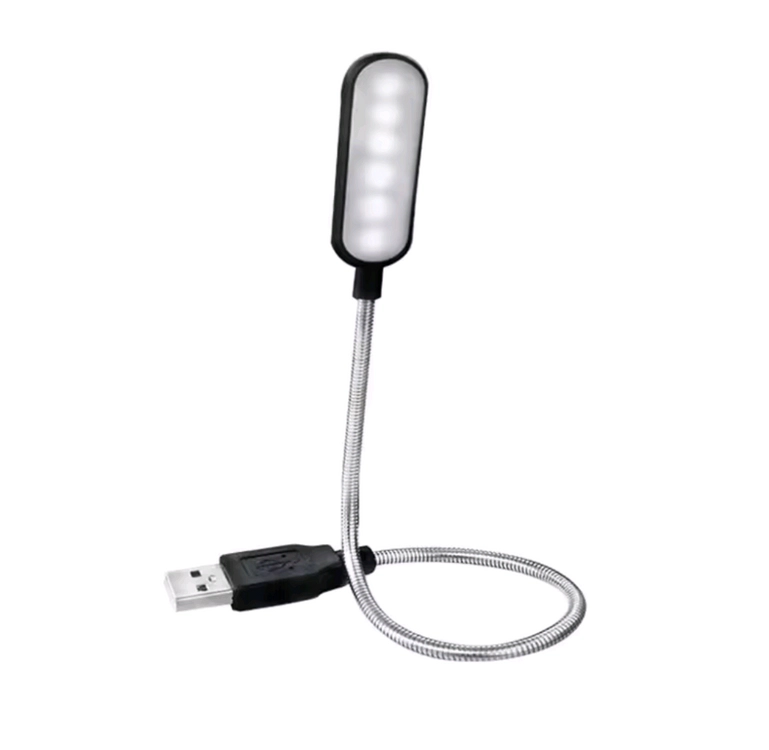 휴대용 USB 라이트 키보드 조명 독서 램프 보조배터리 전원 미니 LED 이미지