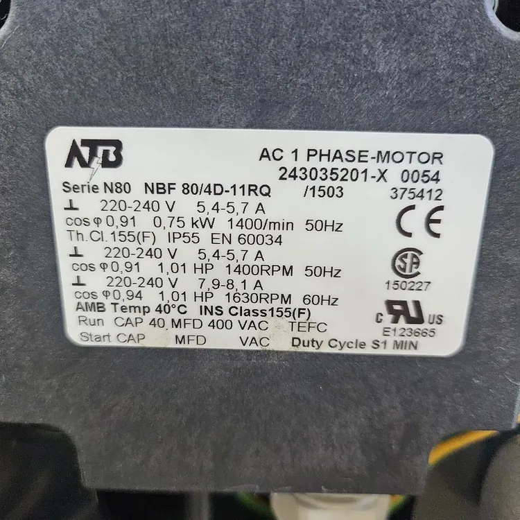 BUSCH 보쉬 식품 진공펌프 단상220V 이미지