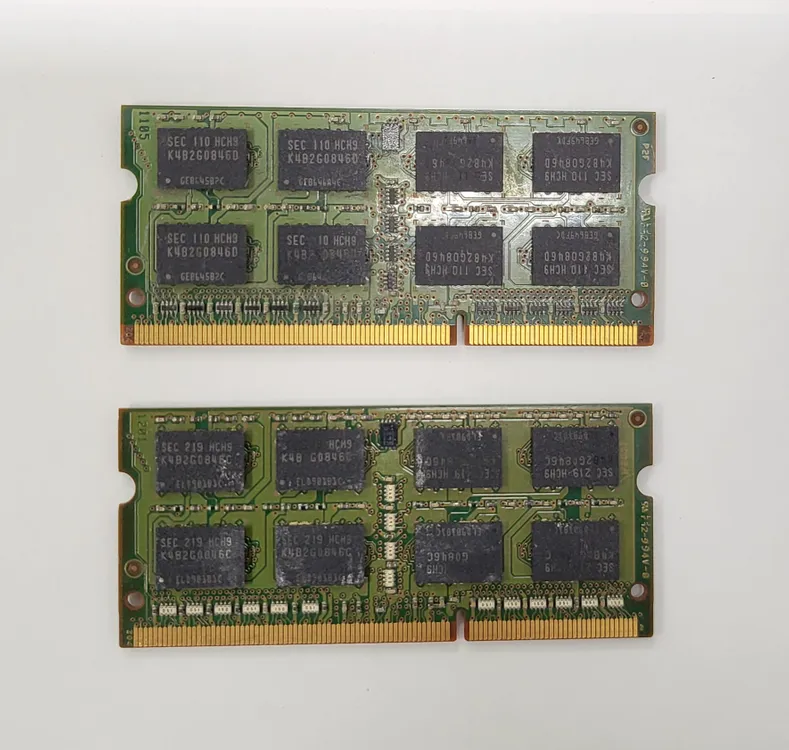 삼성 노트북 램 DDR3 4GB 2개 일괄 (PC3-10600S) 이미지