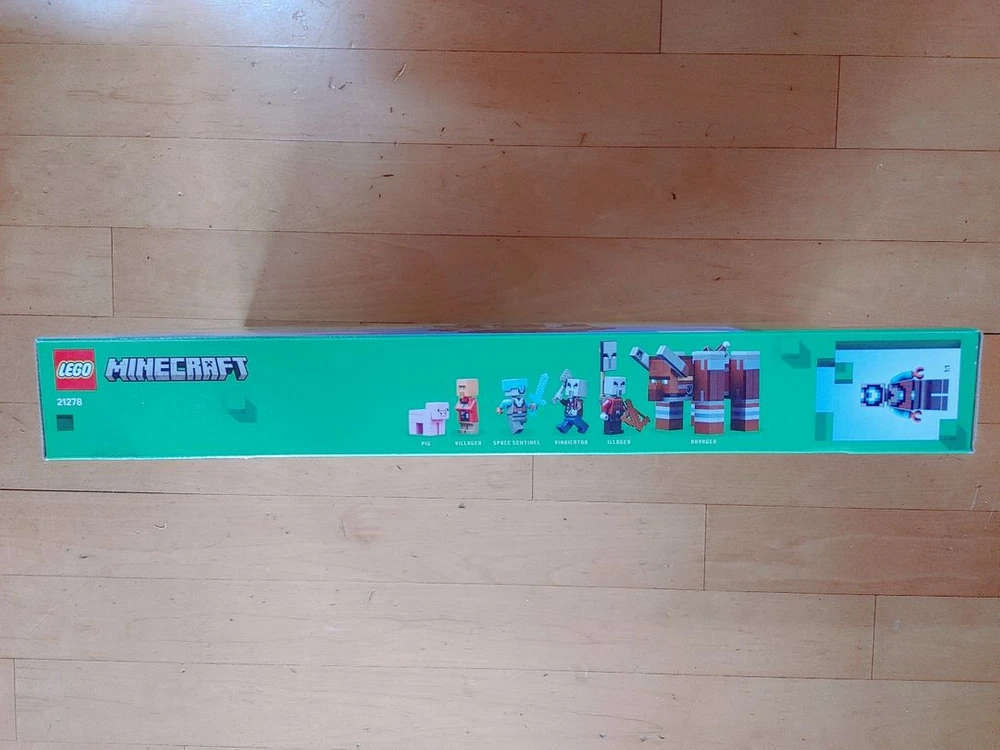 (미개봉)(정품) 레고 21278 마인크래프트 약탈자 전촉기지와 파괴수 팝니다. 이미지