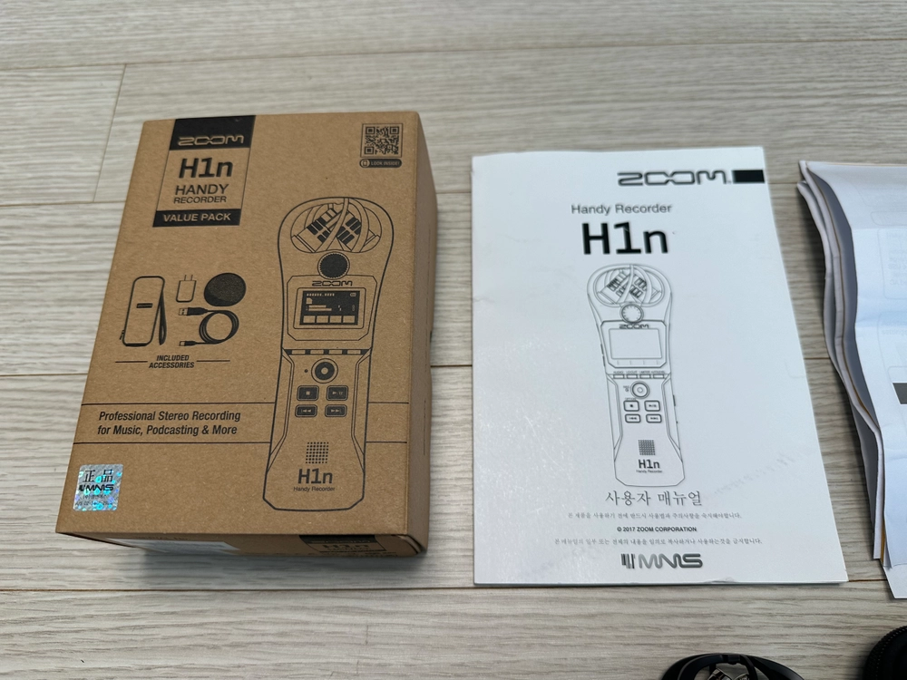 ZOOM H1n 핸디레코더 판매합니다 이미지