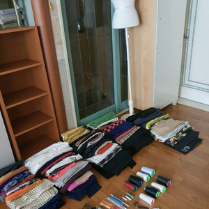 미싱연습용 박음질 원단 양이많음+마네킹 합3만5천원 그외미싱실 등모두덤 이미지