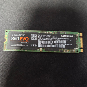 삼성 SSD 860 EVO M.2 1TB (SATA) 수명 98% 이미지