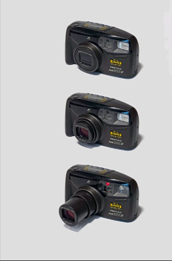 PENTAX ZOOM 280P. 필카. 컴팩트 카메라 상 수상. 이미지