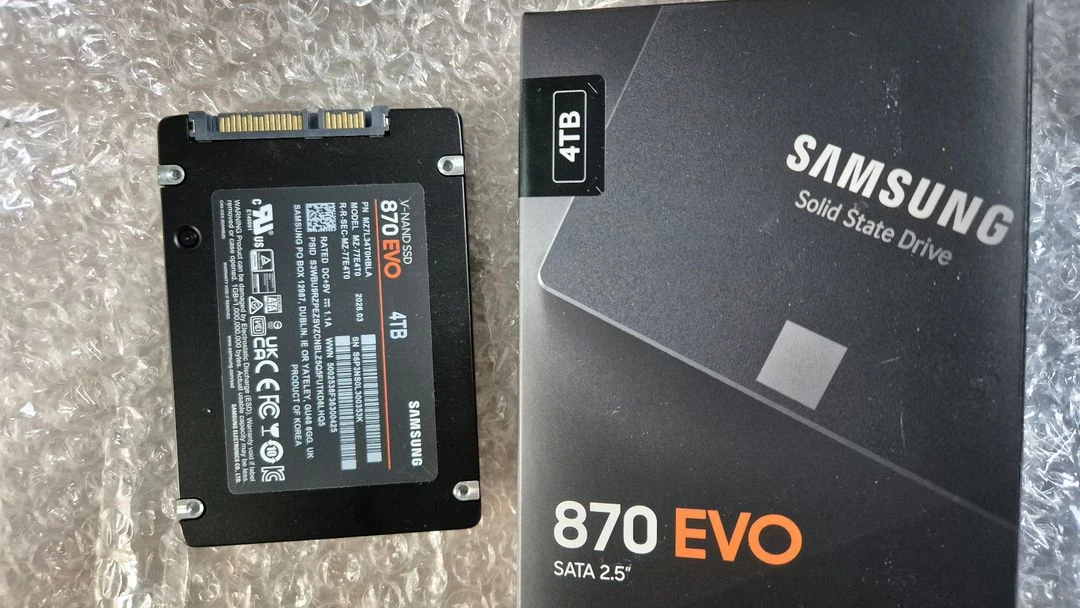 삼성 870 EVO 4TB SSD 새제품급 판매합니다(제조일 2026년) 이미지