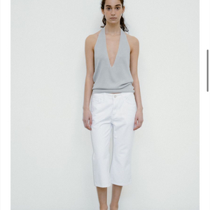 리포스 repos Washed Cotton Capri Pants 이미지