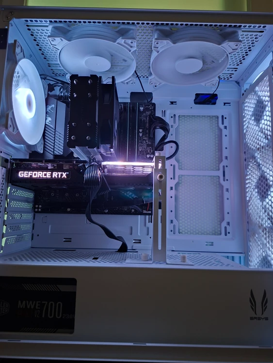 i5 12400f rtx3060 게이밍 pc 데스크탑 컴퓨터 공랭 화이트 본체 처분!(서비스o) 이미지