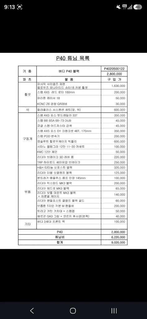 버디 P40 팝니다. 이미지