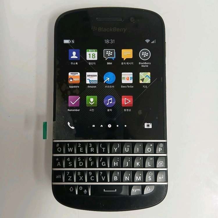 블랙베리 Q10 (Blackberry Q10) 블랙 이미지