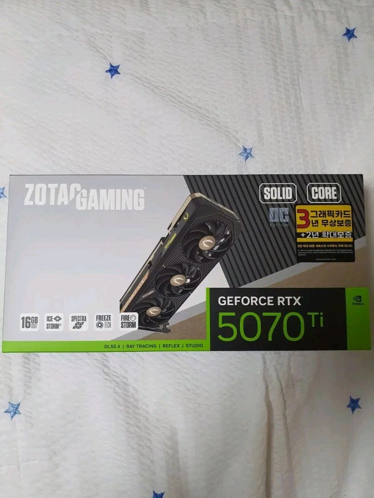 조텍 RTX 5070 ti SOLID CORE 16GB - 안심되는 중고거래