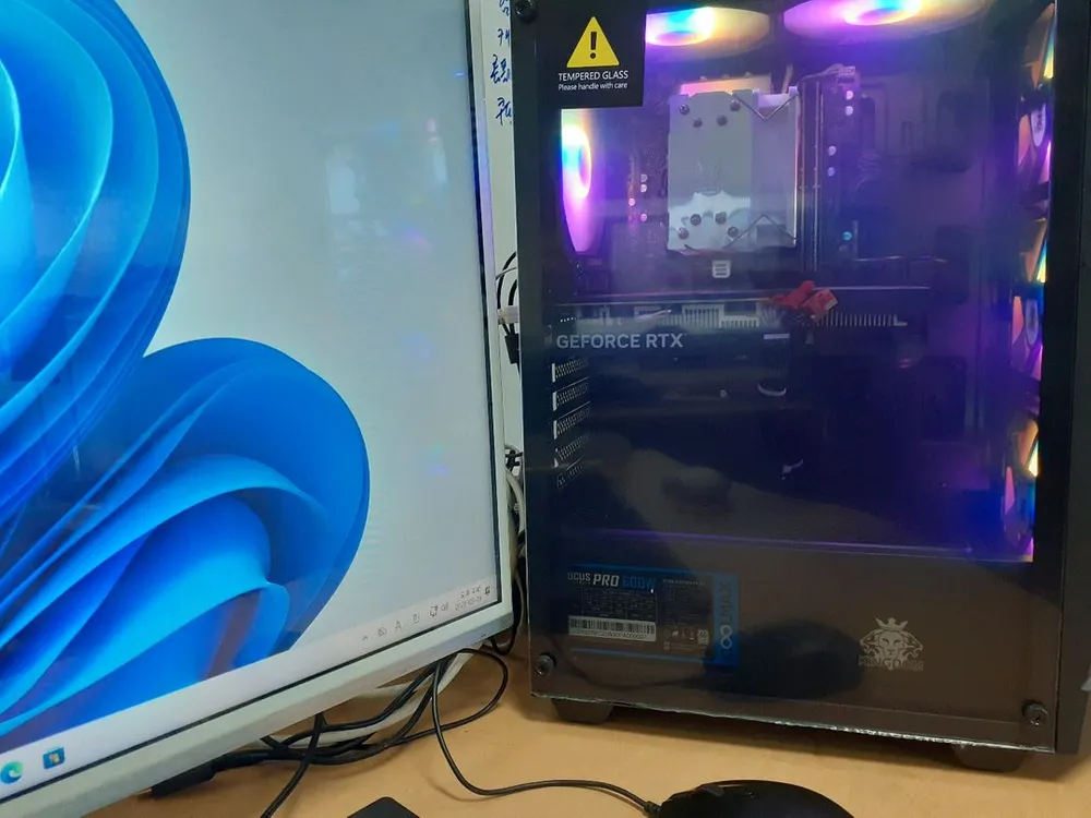 게이밍 pc 본체 12400f Rtx4060 램D5 16g 이미지