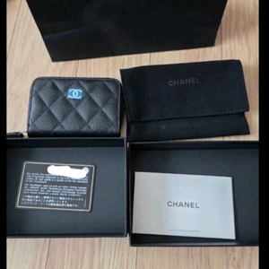 샤넬클래식 카드슬롯 옐로우 이미지