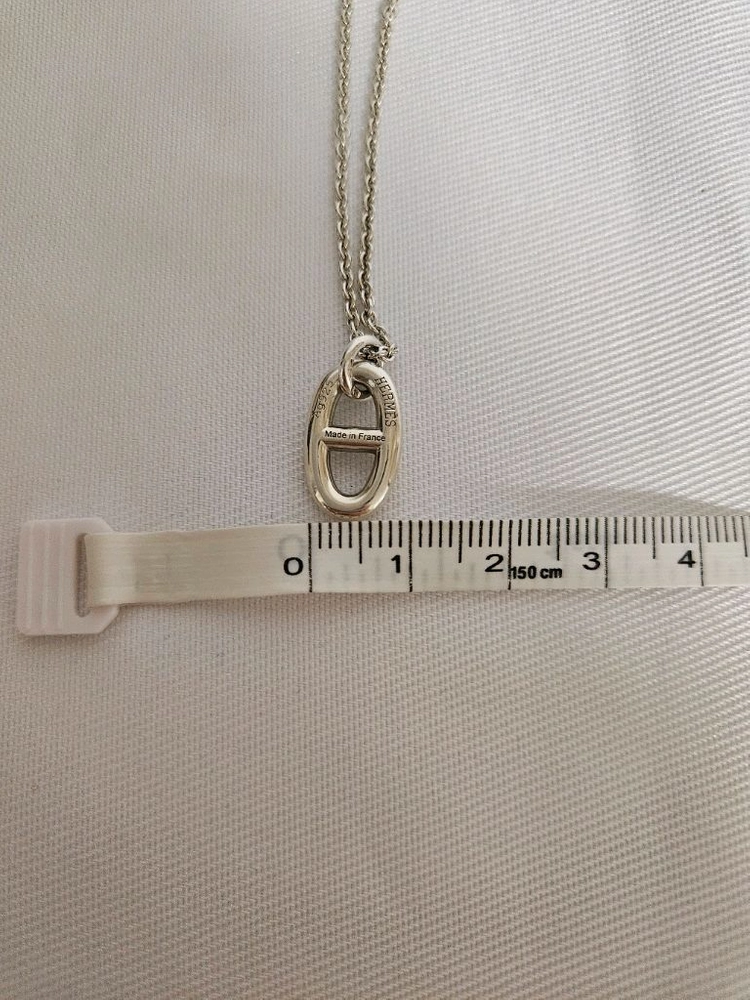 에르메스 파랑돌 샹달 실버 목걸이 이미지