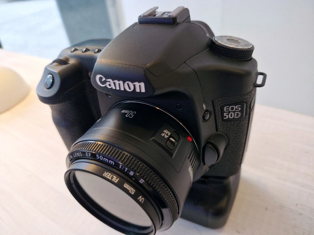 (신품급:15,000컷대) 캐논 EOS 50D + 50mm 1.8 렌즈+정품세로그립+정품가방 (클리닝완료) 이미지
