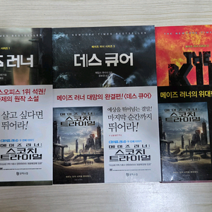 메이즈러너 시리즈 소설책 이미지