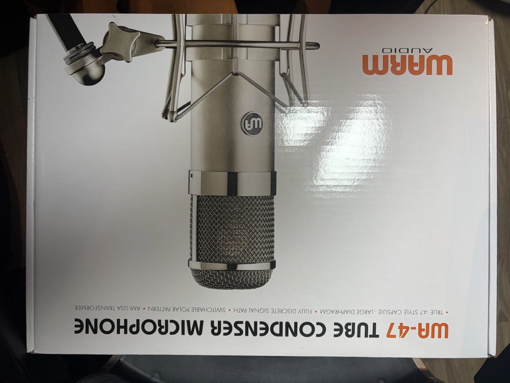 warm audio 웜오디오 wa-47 진공관 마이크 이미지