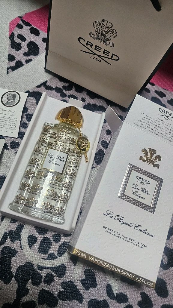 크리드 퓨어 화이트 코롱 75ml 향수 미개봉 새상품 쇼핑백 이미지