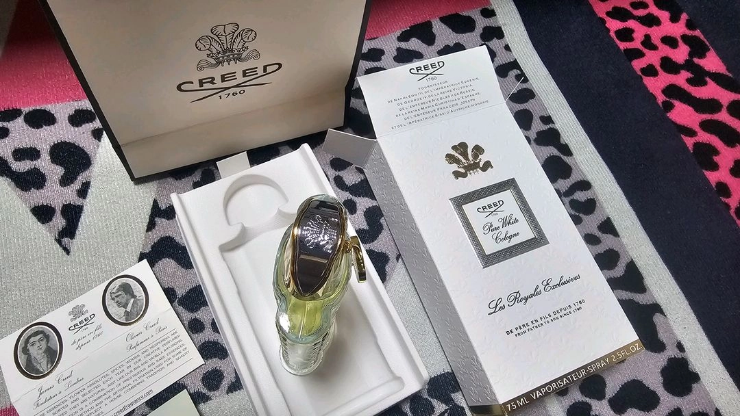 크리드 퓨어 화이트 코롱 75ml 향수 미개봉 새상품 쇼핑백 이미지