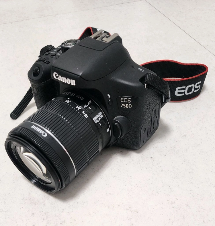 캐논 EOS 750D DSLR 카메라 A급 이미지