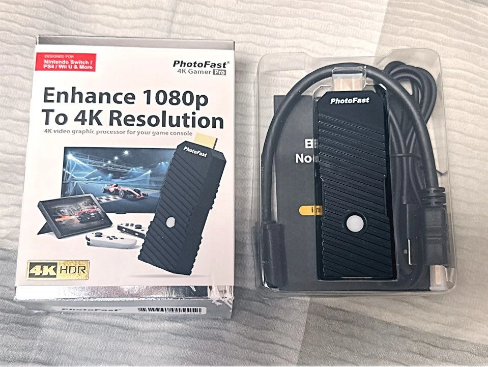 (박풀 A급) 포토패스트 4K 게이머 프로 HDMI 4K 업스케일러 이미지