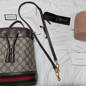 [정품] 구찌 GUCCI 오피디아 버킷백 스몰(미니X) 더스트백 포함 이미지