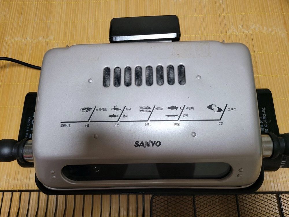 캠핑 전기 그릴팬 전기그릴 바베큐 이미지