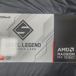 ASRock 라데온 RX 9060XT 스틸레전드 OC D6 16GB 이미지