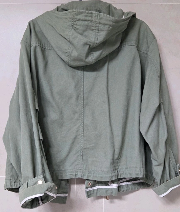 자라(ZARA) light green 야상 자켓 여성용 S사이즈(오버핏)66-66반추천가오리핏 택포 이미지