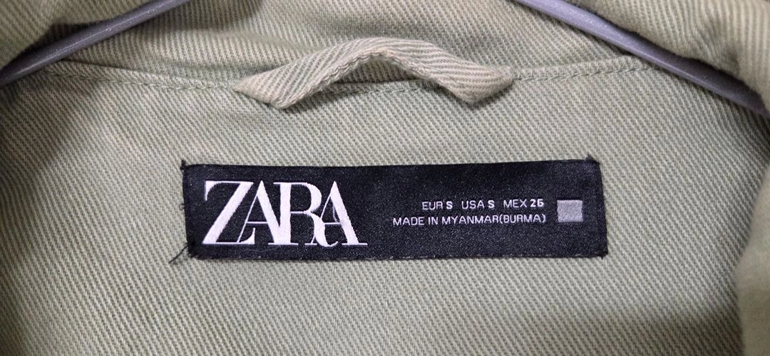 자라(ZARA) light green 야상 자켓 여성용 S사이즈(오버핏)66-66반추천가오리핏 택포 이미지
