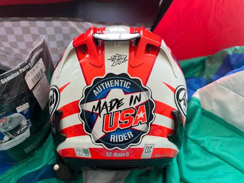 아라이 nicky hayden 오픈페이스 풀박스 이미지