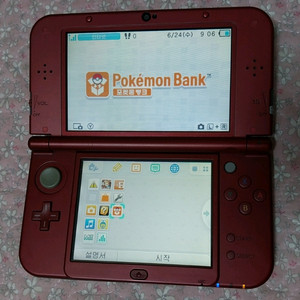 닌텐도 new 3ds xl 뉴큰다수+포켓뱅크 팝니다 이미지