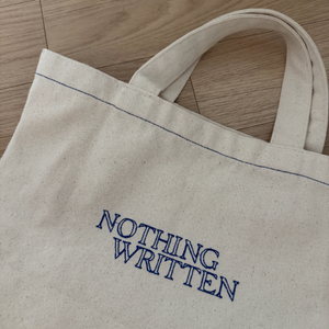 (새제품)낫띵리튼 가방 Pope cotton eco bag Natural 이미지