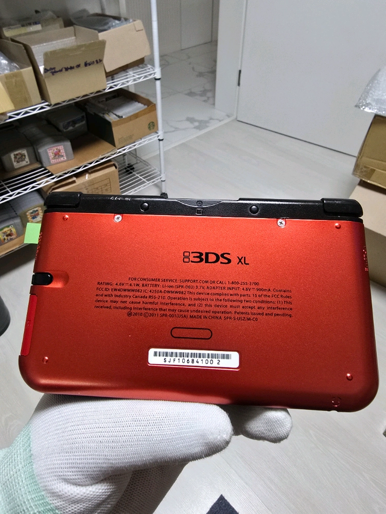 A급 닌텐도 3dsxl 3dsll 3ds ll 레드 일본판 일판 큰다수 이미지