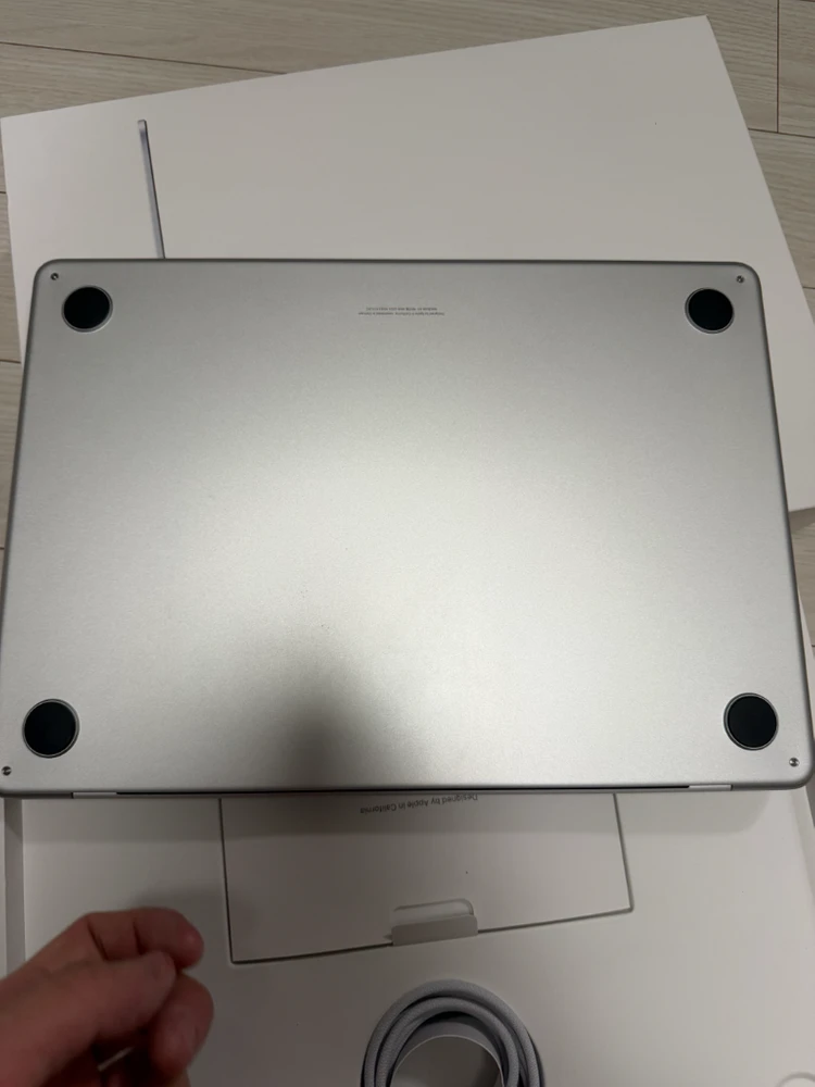 맥북 에어 M2 13인치 24gb 512ssd 실버 애케플 이미지
