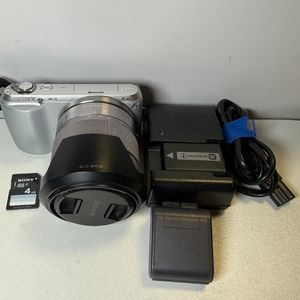 민트급 소니 nex-c3 18-55mm 미러리스 카메라 이미지