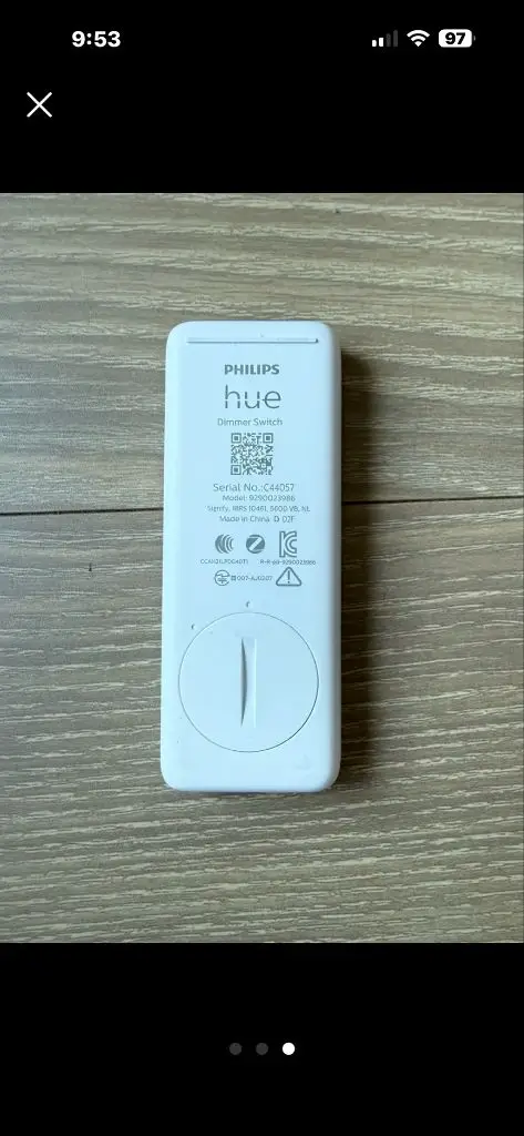 필립스 휴(Philips Hue) 스마트조명 무선 디머 스위치 이미지