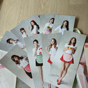 소녀시대 굽네 미니 브로마이드 이미지