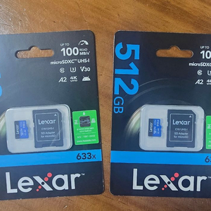 Lexar 렉사 512GB microSDXC UHS-I 633x 메모리카드 판매 / 2개 보유 이미지