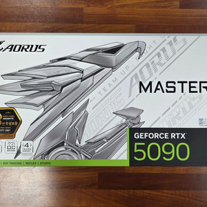 GIGABYTE AORUS 지포스 RTX 5090 MASTER ICE D7 32GB 제이씨현 팝니다. 이미지