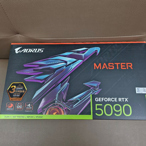 GIGABYTE AORUS 지포스 RTX 5090 MASTER D7 32GB 제이씨현 팝니다. 이미지